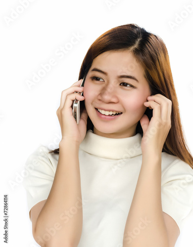 woman with smartphone.
