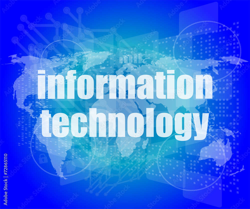 digital information technology concept background digital information technology concept background