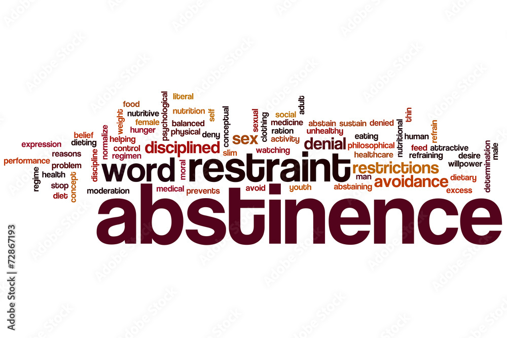 Abstinence word cloud Abstinence word cloud