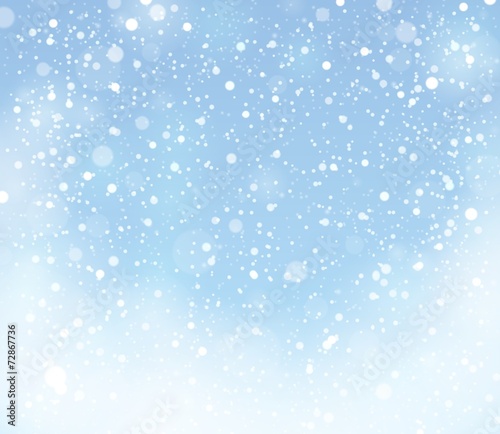 Fotografie, Obraz Snow theme background 9