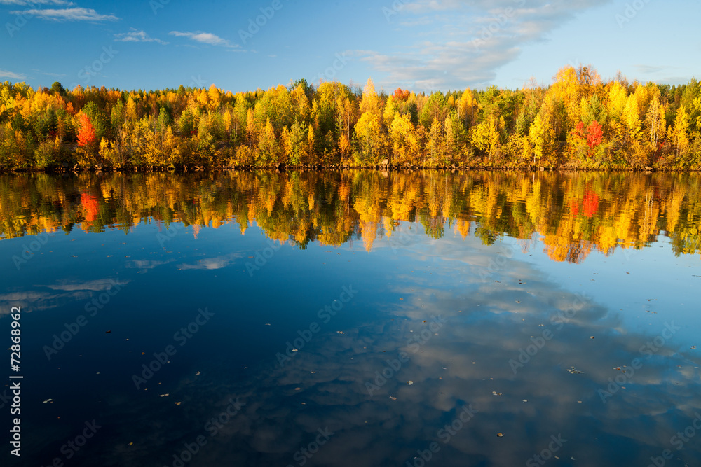 Obraz premium indian summer in finland