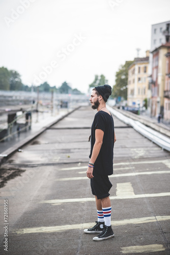 young handsome bearded hipster man © Eugenio Marongiu