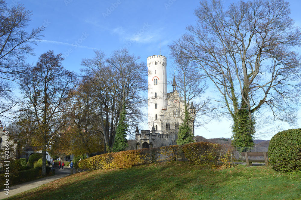 Naklejka premium Schloss Lichtenstein