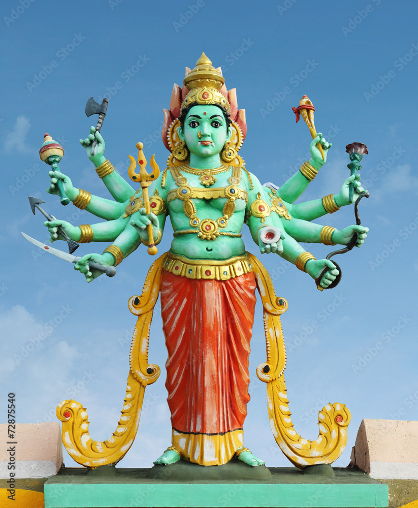 Hindu Goddess Amman Stock Photo | Adobe Stock