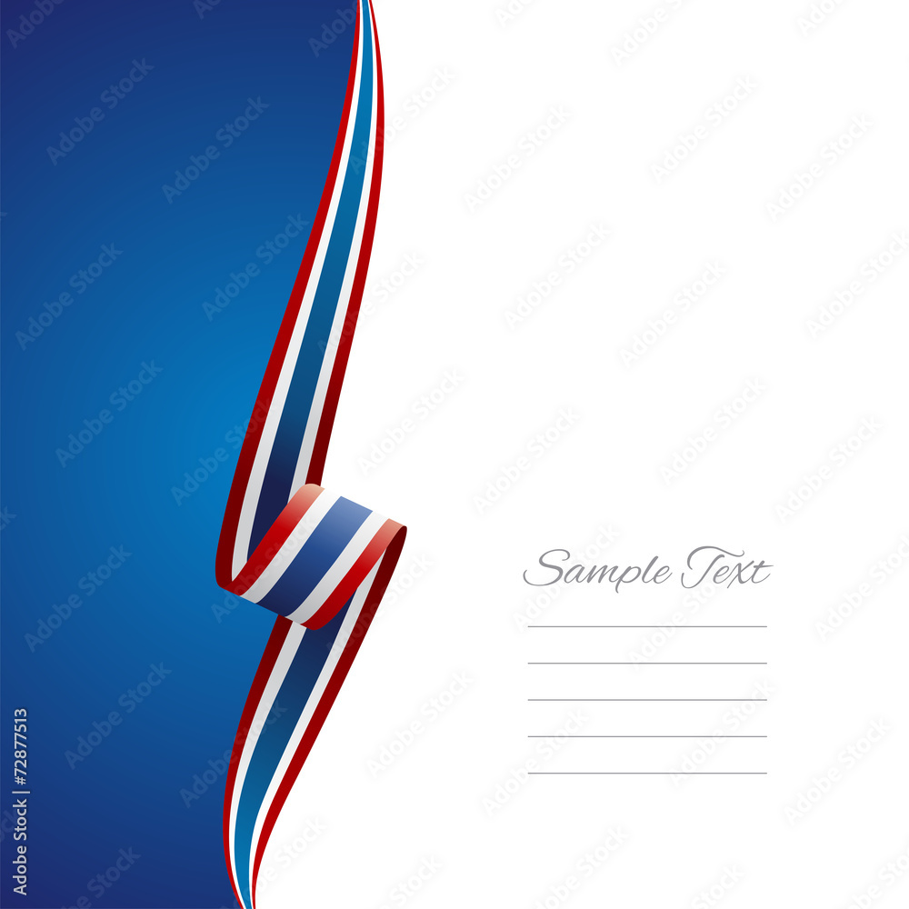 Fototapeta premium Thailand left side brochure cover vector