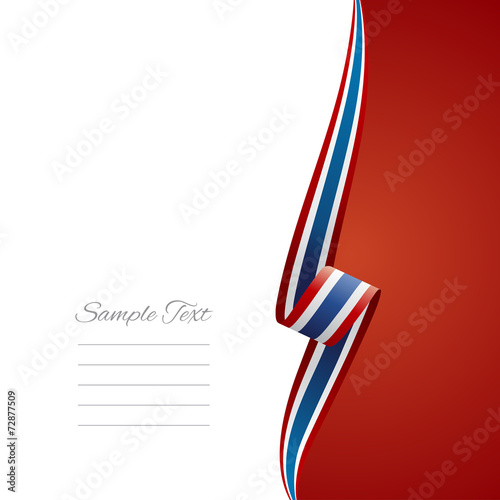 Thailand right side brochure cover vector