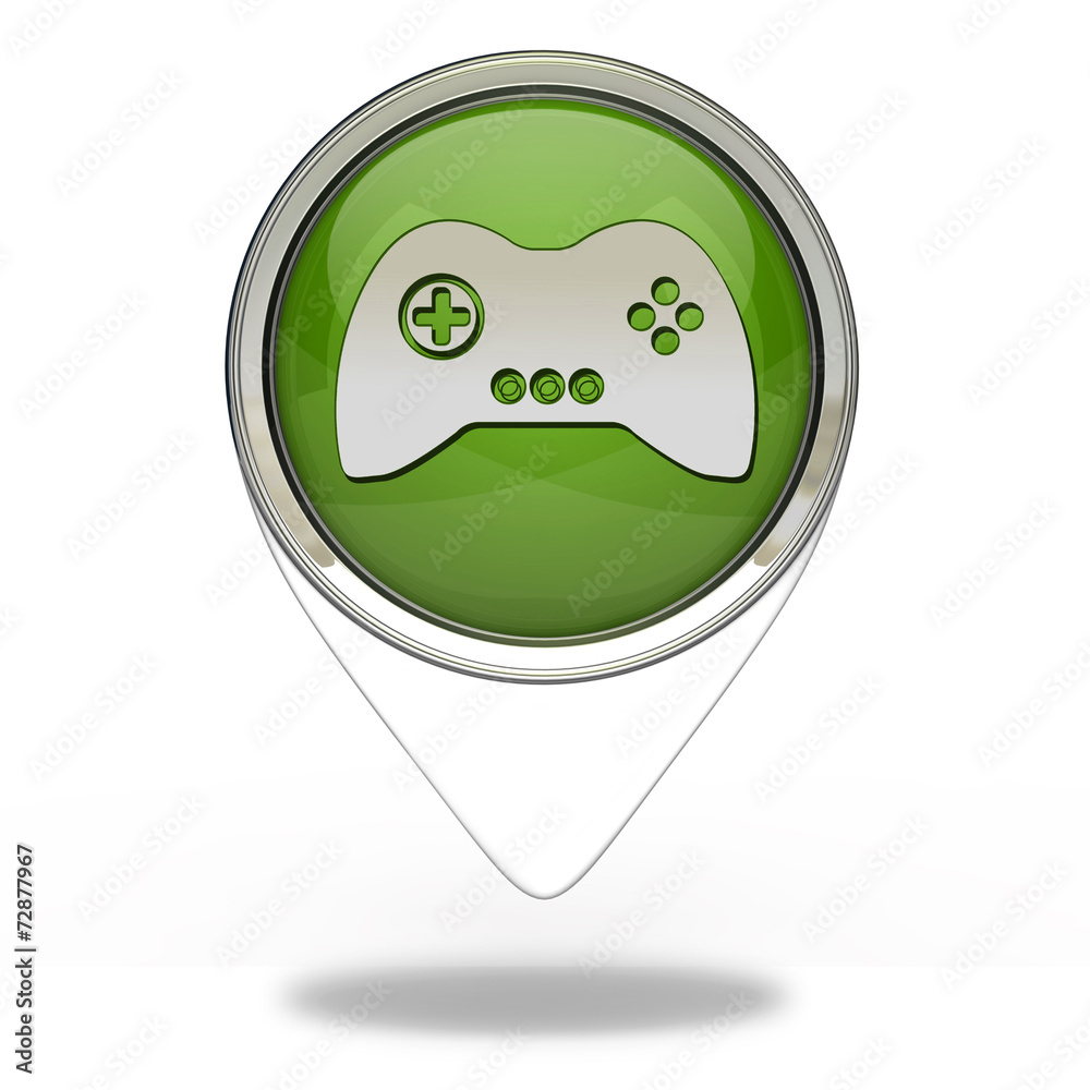 game pointer icon on white background game pointer icon on white background
