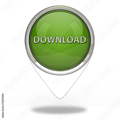 download pointer icon on white background