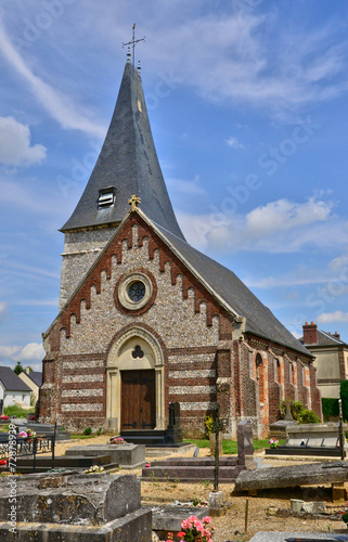 Normandie, the picturesque village of Bois Guilbert photo