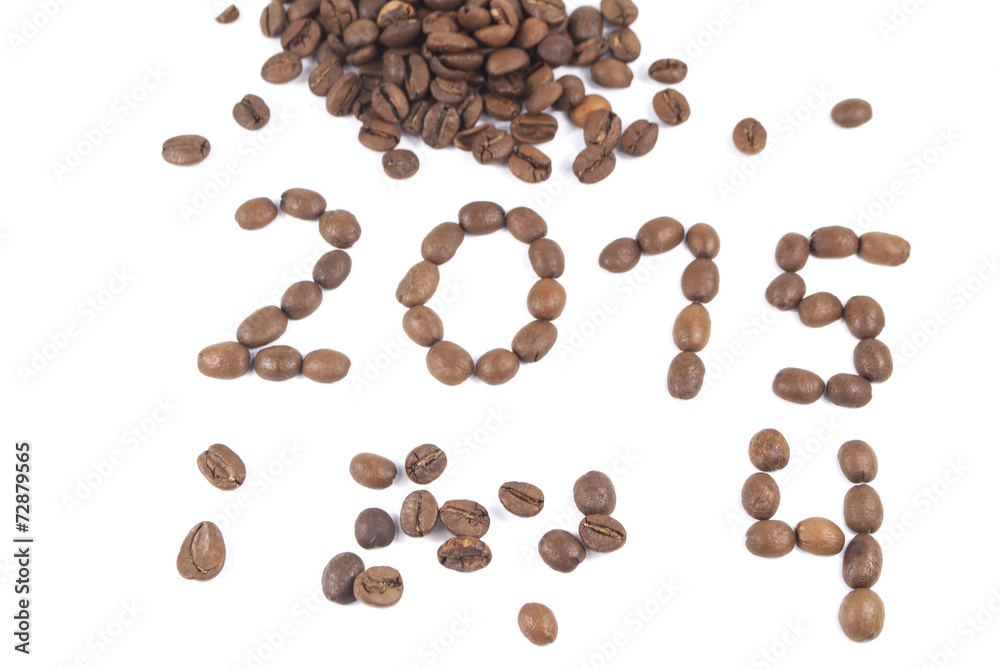 Naklejka premium кофе.