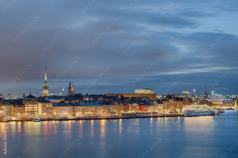 Stockholm beleuchtet