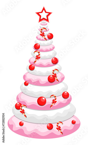Christmas Tree Cake Design