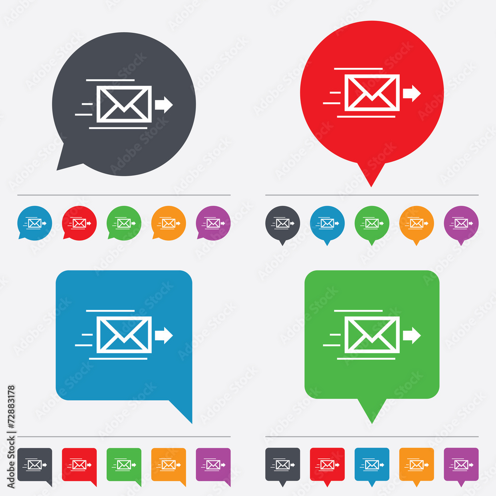 Mail delivery icon. Envelope symbol. Message Mail delivery icon. Envelope symbol. Message