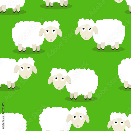 Seamless pattern of funny s...