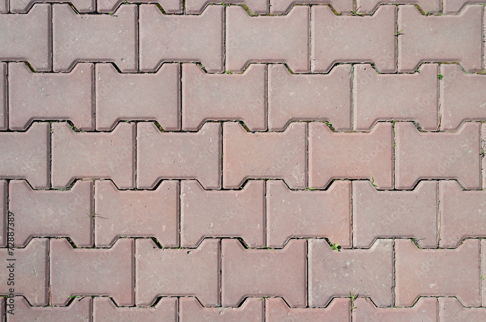 Fototapeta premium Street tiles background