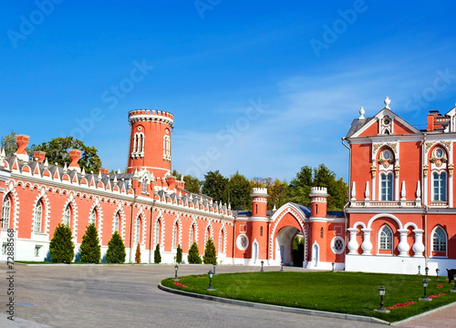 Canvas Print Petrovsky Travelling Palace in Moscow