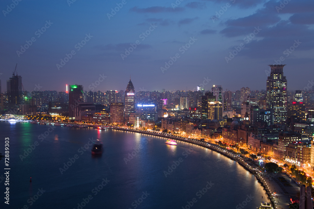Obraz premium The Bund, Shanghai, China