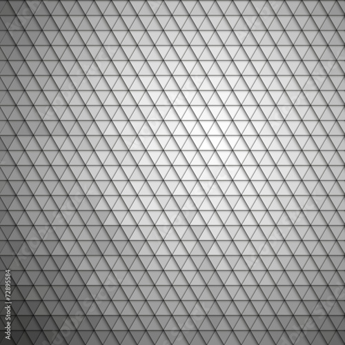 Gray geometric background, abstract triangle pattern vector