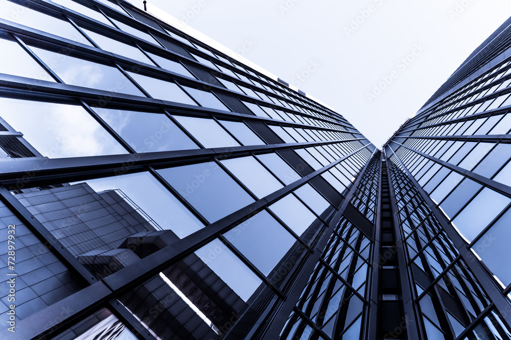 Windows of Skyscraper.   office buildings