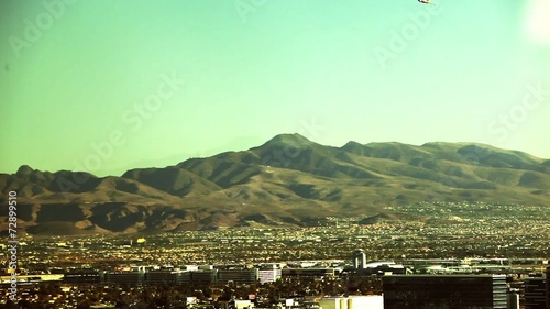 ラスベガス空港の遠景_2