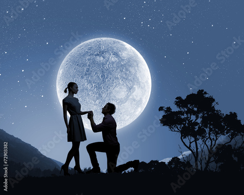 Man making proposal