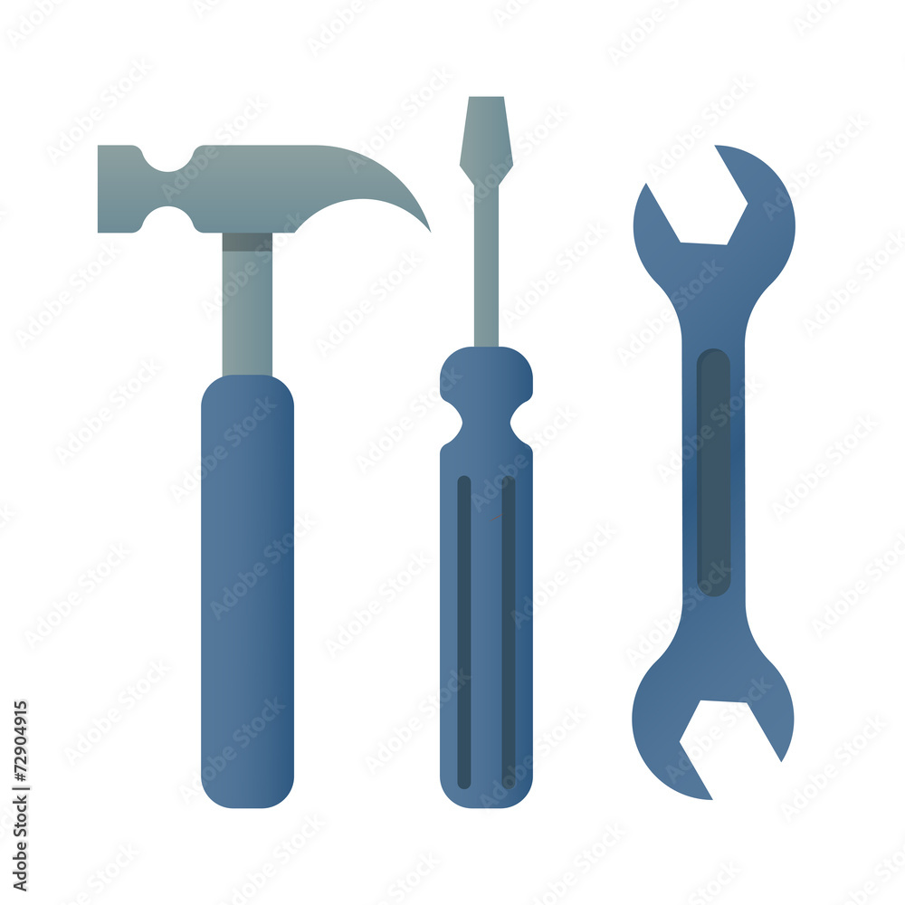 hammer turnscrew tools icon