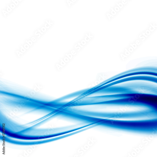 Abstract blue speed wave certificate modern
