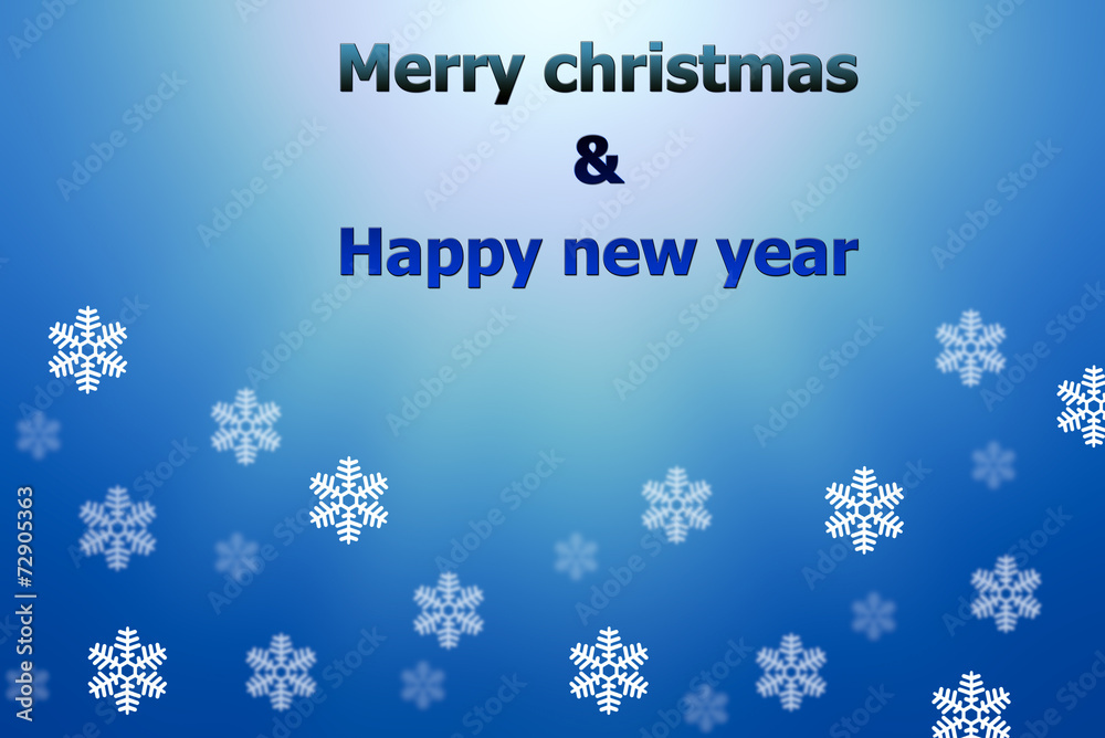 Fototapeta premium Merry Christmas Card