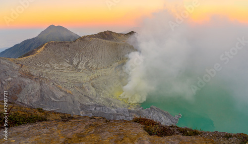 Kawah Ijen in the morning