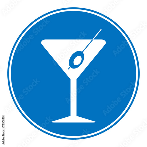 Martini sign is allowed to drink