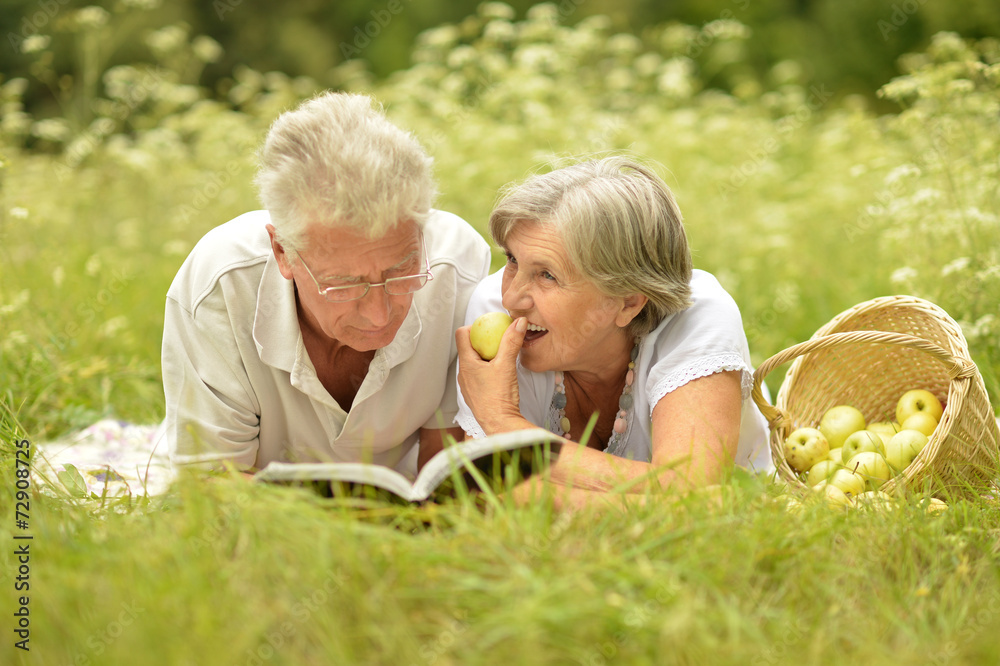 Fototapeta premium Happy senior couple