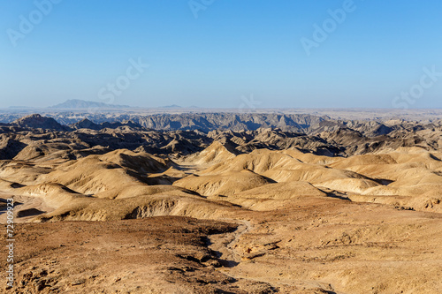 Obraz na plátně panorama of fantrastic Namibia moonscape landscape