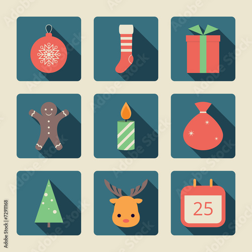 Christmas icons.
