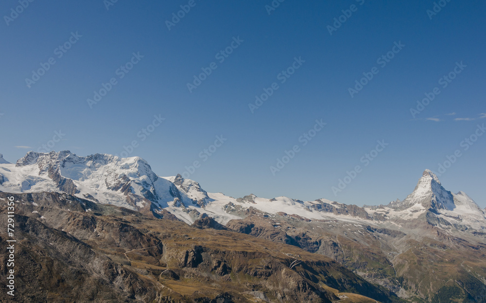 Zermatt, Breithorn, Schweizer Alpen, Furggletscher, Wallis