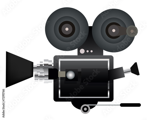 Old movie camera