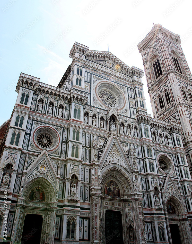 view of cathedral SANTA MARIA DEL FIORE in Florence