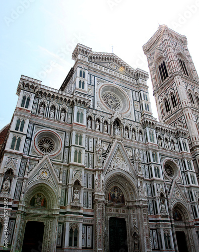 view of cathedral SANTA MARIA DEL FIORE in Florence
