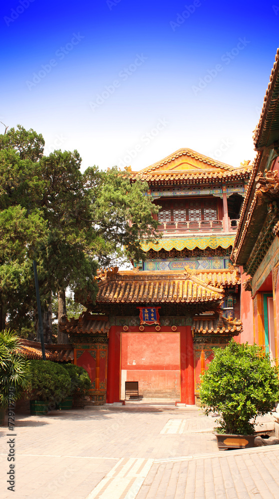 Courtyard in Forbidden City, Beijing, China