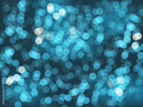 CHRISTMAS LIGHTS Background (blue white yellow bright happy)