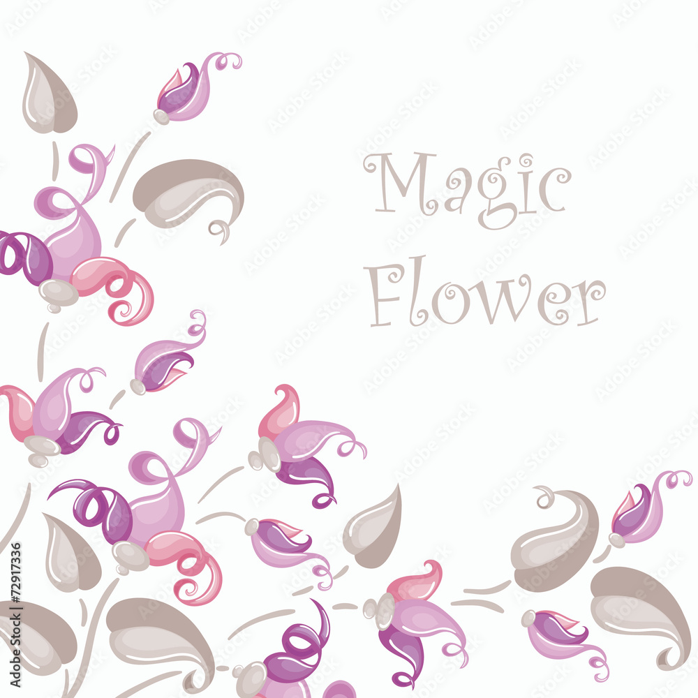 Abstract flower background 2