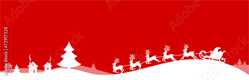 Weihnachten Silhouette Elche