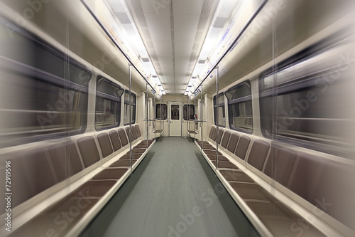 subway car motion blur empty © kichigin19