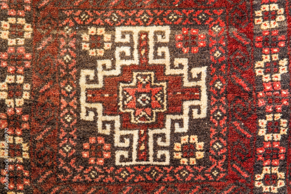 antike, handgewebte, orientalische Satteltasche