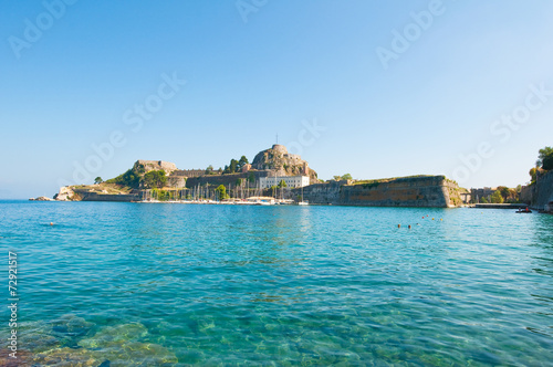 The Old Fortress of Corfu, Greece.