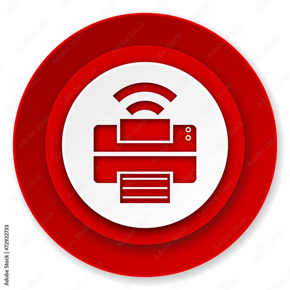 printer icon, wireless print sign printer icon, wireless print sign
