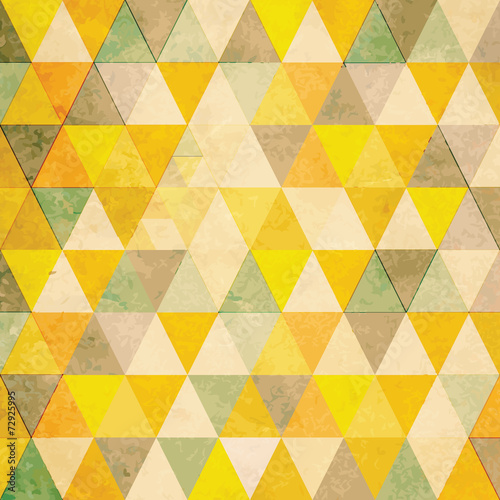 Abstract retro triangle background