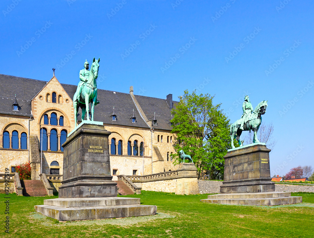 The Imperial Palace (Kaiserpfalz) Goslar, Germany, UNESCO WH - obrazy, fototapety, plakaty 