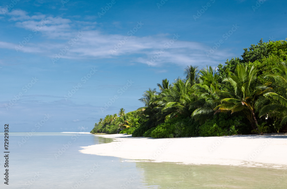 Nice tropical island beach in the Indian ocean Nice tropical island beach in the Indian ocean