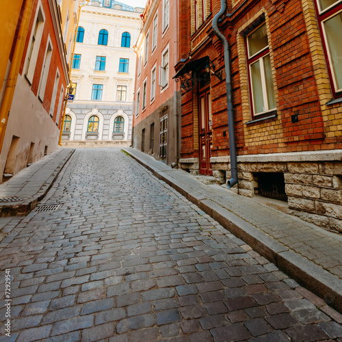 Streets And Old Part City Architecture Estonian Capital, Tallinn © Grigory Bruev