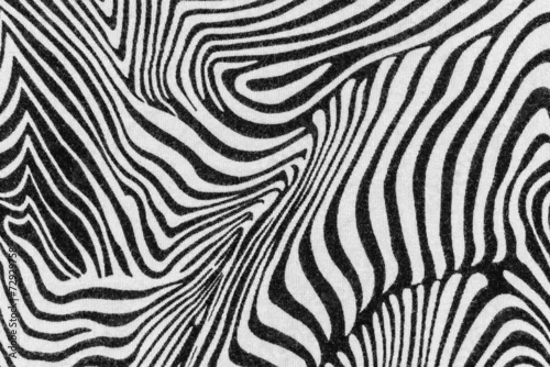 Fototapeta texture of print fabric stripes zebra